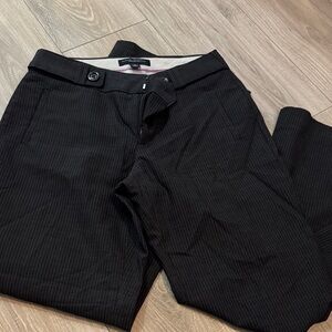 Banana Republic Charcoal Pinstripe Dress Pants